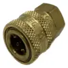 Small Female Q/C with Female Thread (NO shut-off valve)