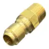 Large 3/8" Male Q/C (NO shut-off valve)